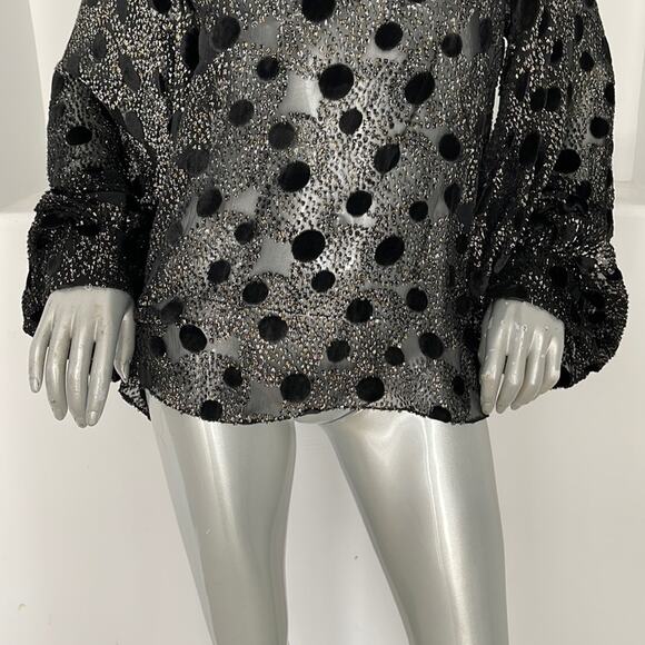 SAINT LAURENT PARIS BLACK TOP SIZE F42 - Picture 8 of 14